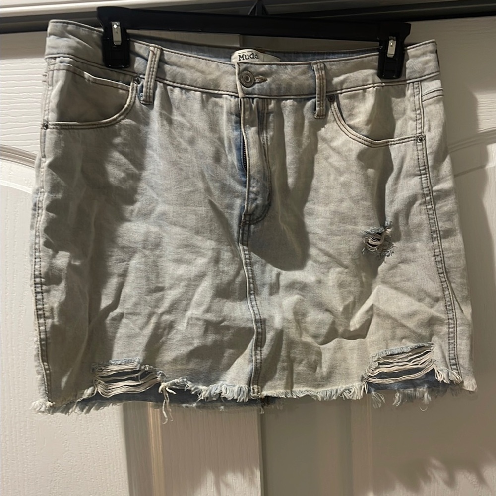 Mudd Light Blue Denim Skirt​